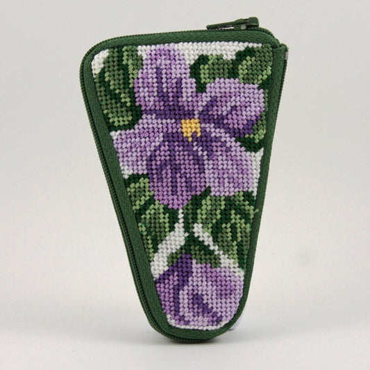 Sweet Violet Scissor Stitch and Zip