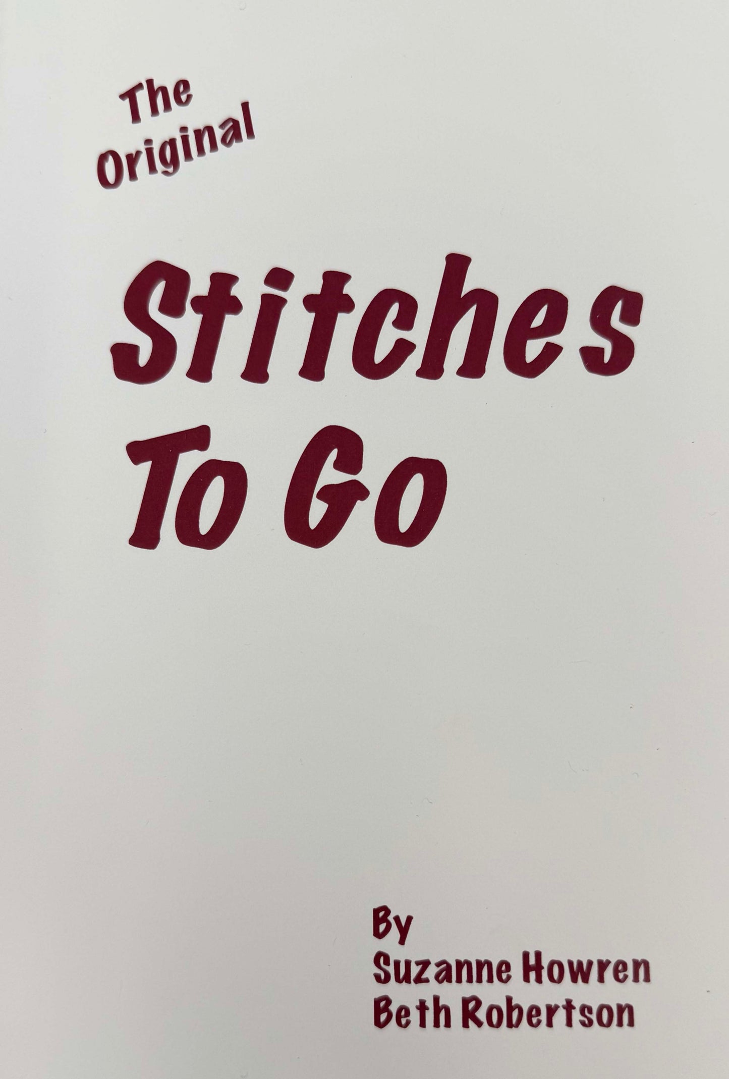 Stitches to Go Book