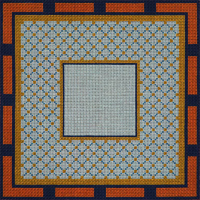 Small Blue Diamonds & Stars Tefillin