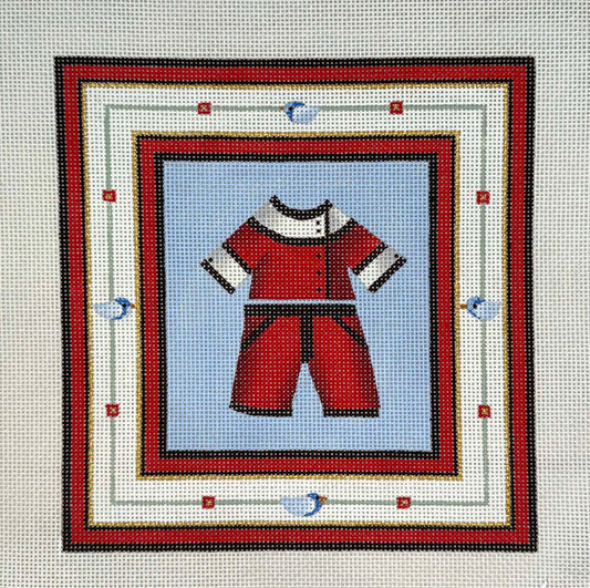 Red Baby Outfit by Anne Brinkley Deasigns