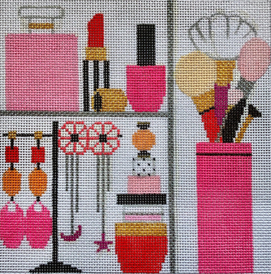 Bathroom Vanity Pretty in Pink