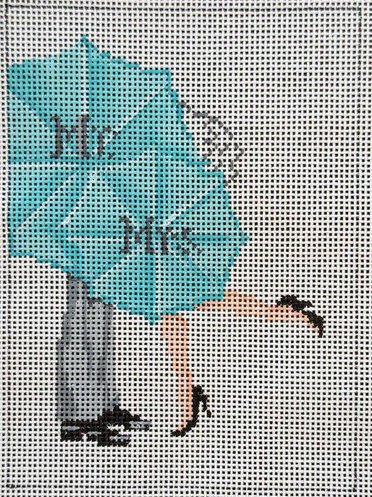 Mr. & Mrs. Umbrellas by Alice Peterson