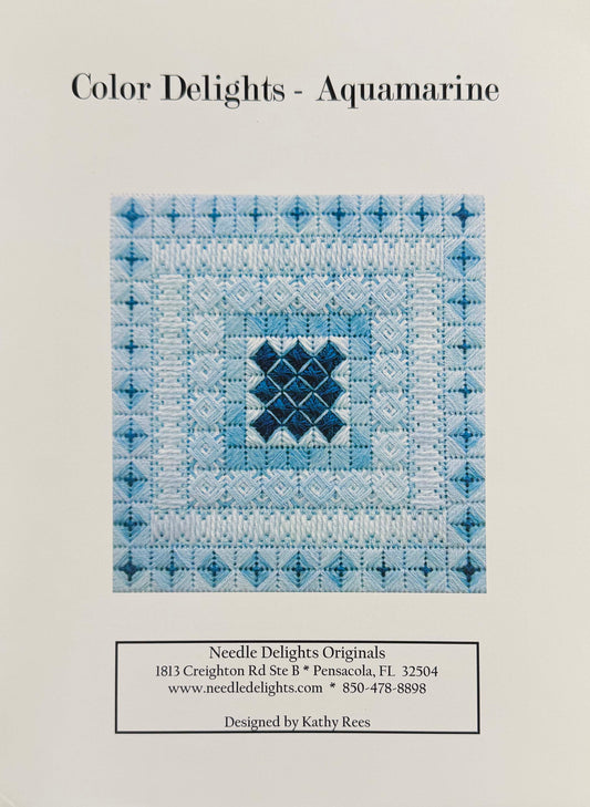 Color Delights - Aquamarine Stitch Guide by Kathy Rees