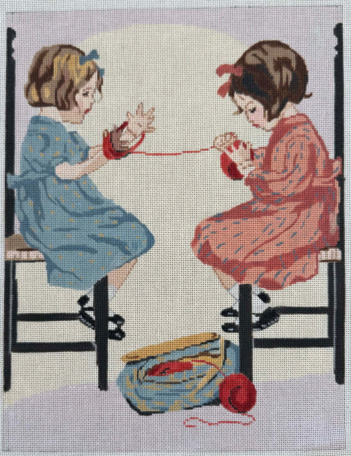 Vintage Aviva Canvas - Wrapping Yarn
