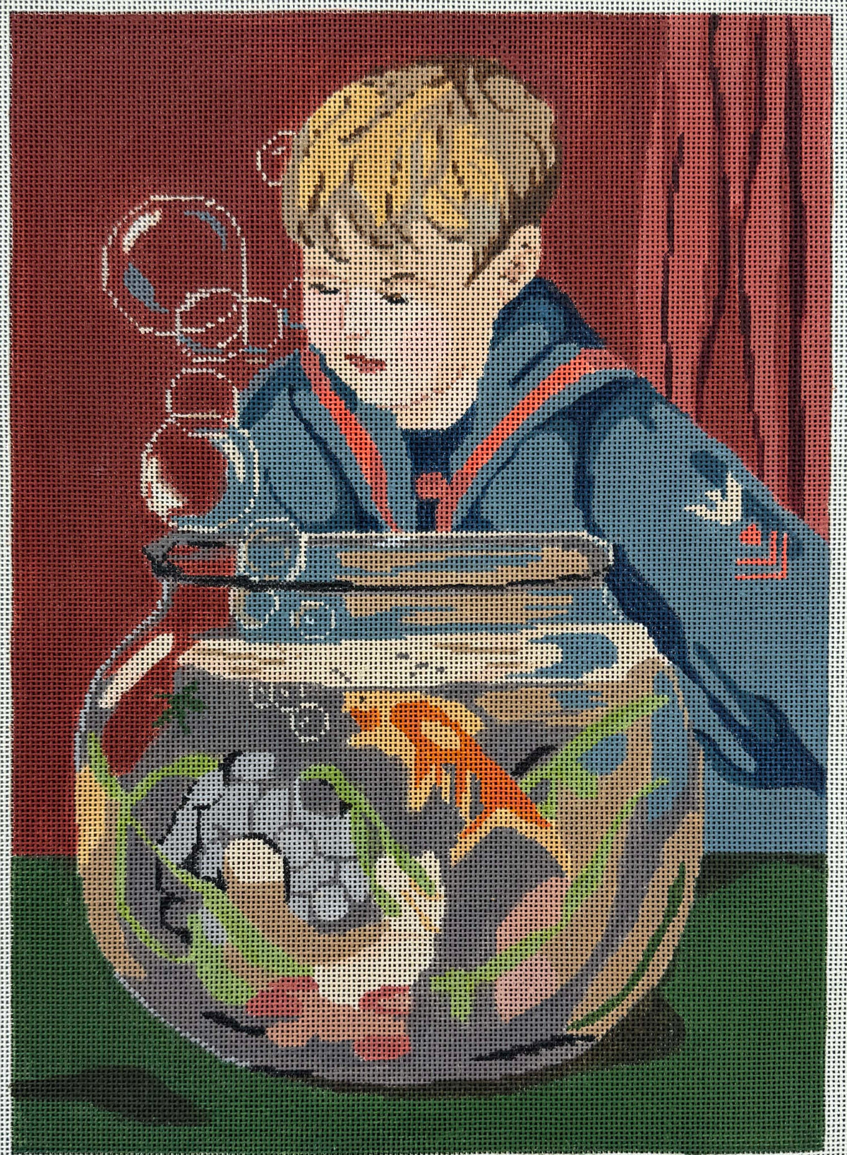 Vintage Aviva Canvas - Fish Bowl