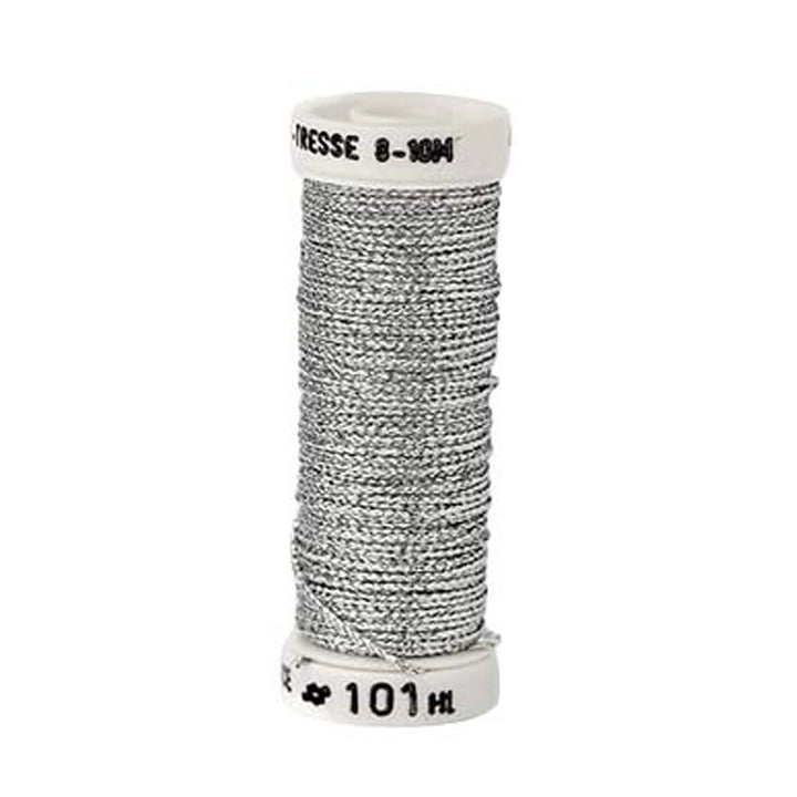 Au Ver a Soie Silver Metallic Braid #16 101HL