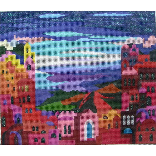 Eternal Jerusalem Tallit from Bracha Lavee