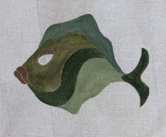 Fish with kissing lips