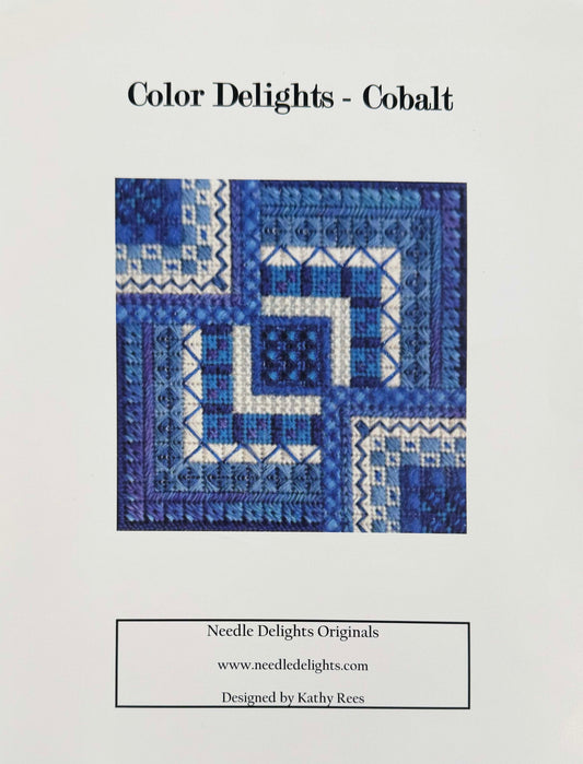 Color Delights - Cobalt Stitch Guide by Kathy Rees
