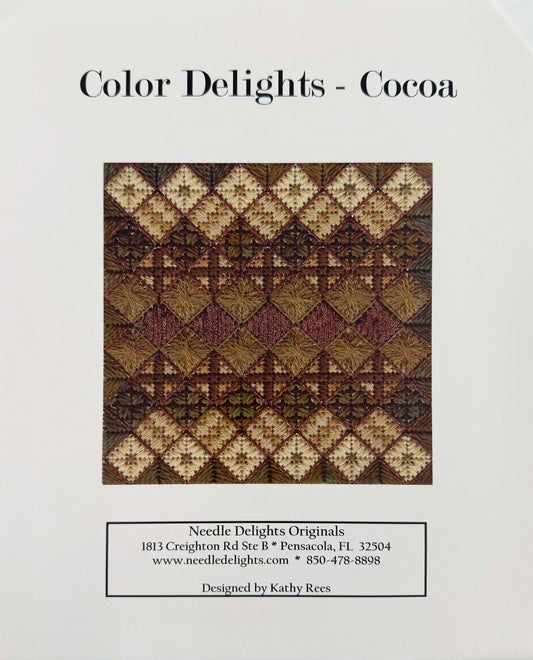 Color Delights - Cocoa Sampler Stitch Guide by Kathy Reese