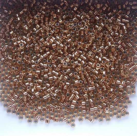 Delica Beads Silver Lined Light Bronze DB181