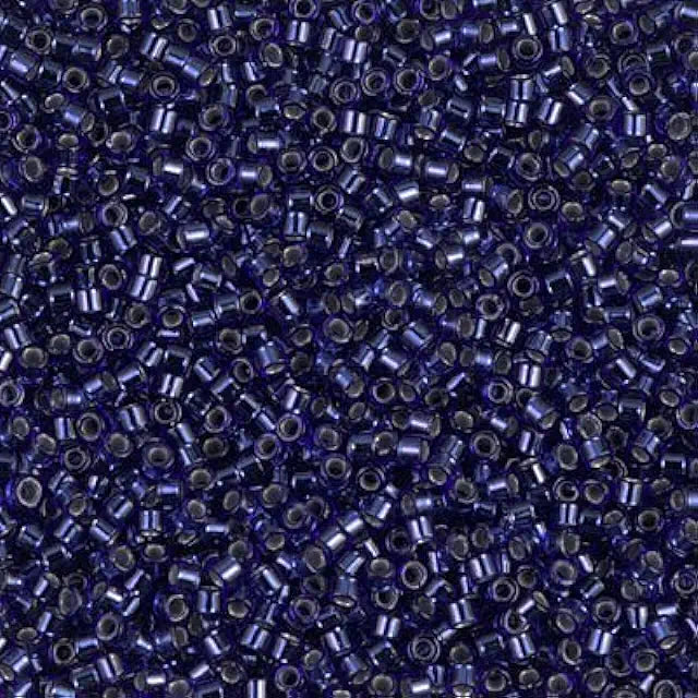Delica Beads Copper Lined Cobalt DB183