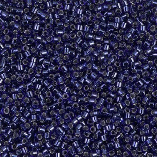 Delica Beads Copper Lined Cobalt DB183