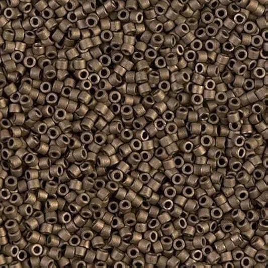 Delica Bead Metallic Dark Bronze Matte DB322