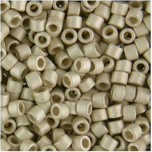Delica Bead  Galvanized Sterling Silver Matte DB335