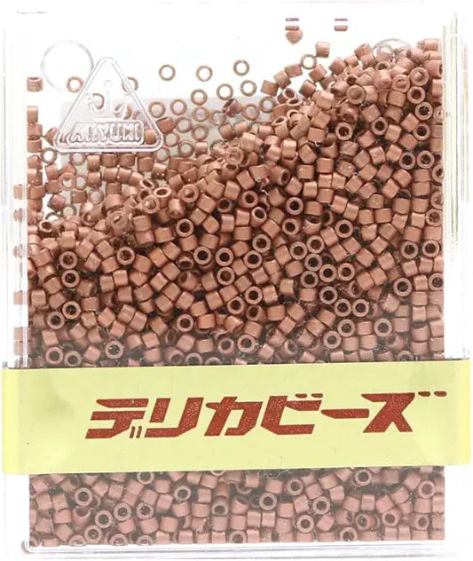 Delica Bead Opaque Copper Plated Matte DB340