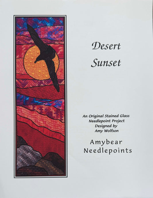 Desert Sunset Stitch Guide by Amybear Needlepoints