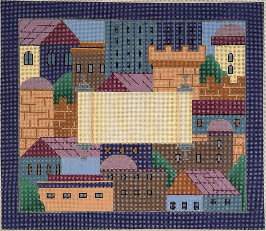 Jerusalem with Scroll by Shelbi