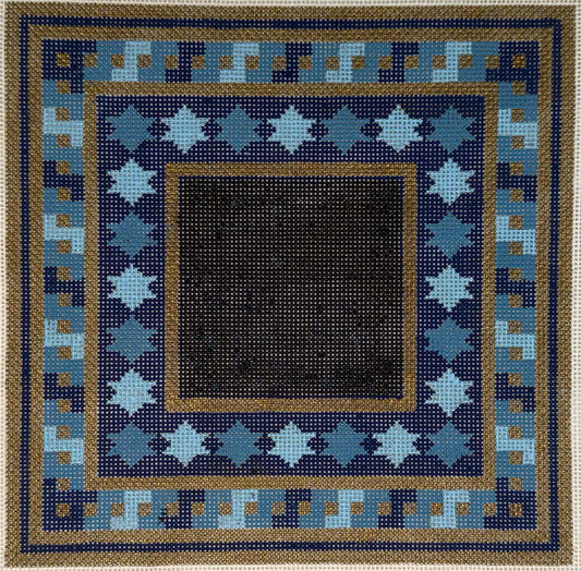 Shades of Blue Tefillin by Shelbi