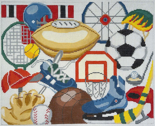 Sports Equipment Talllit by Susan Roberts