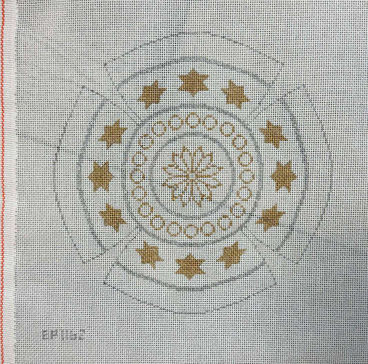 Gold Stars Kippot - by Susan Roberts