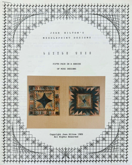 Little Guys #5 Stitch Guide by Jean Hilton's Needlepoint Designs