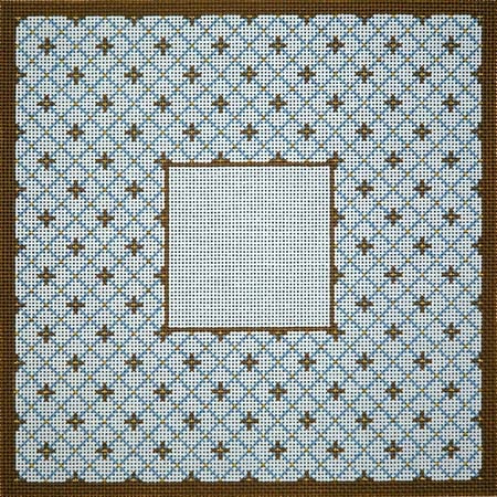 Blue and Brown Stars Tallit