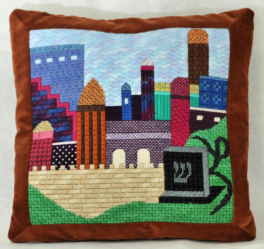 Gone Stitching Jerusalem Tefillin Canvas