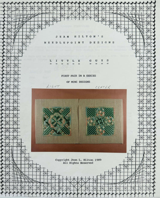 Little Guys #1 Stitch Guide by Jean Hilton's Needlepoint Designs