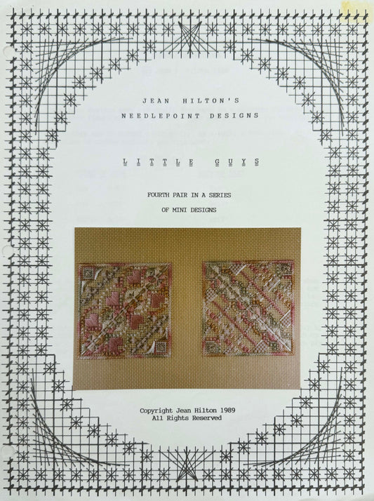 Little Guys #4 Stitch Guide by Jean Hilton's Needlepoint Designs