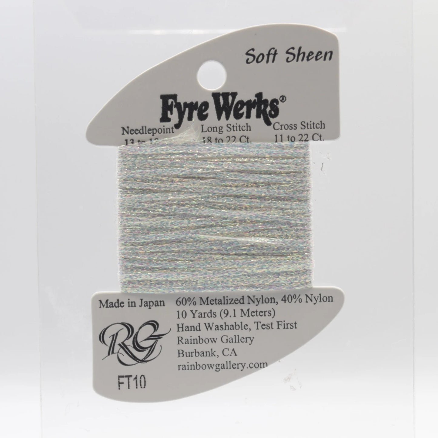 Fyre Werks Soft Sheen, White Pearl FT10