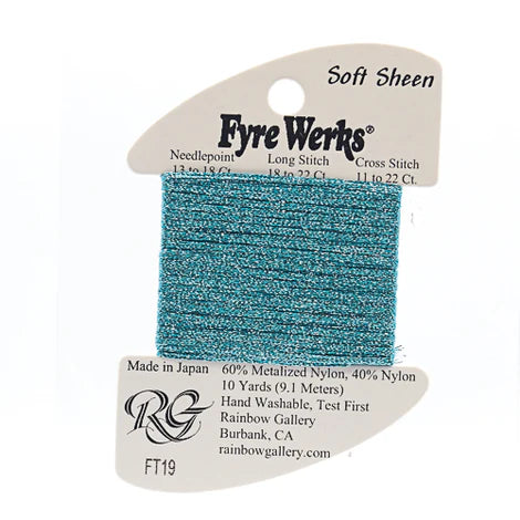 Fyre Werks Soft Sheen, Aqua FT19