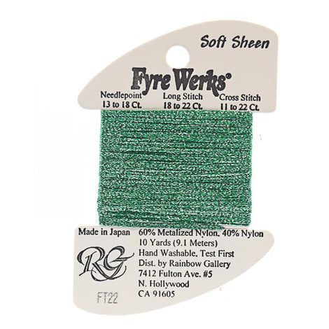 Fyre Werks Soft Sheen, Emerald Green FT22