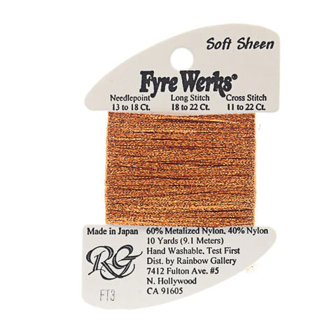 Fyre Werks Soft Sheen, Pumpkin  FT3