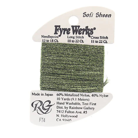 Fyre Werks Soft Sheen, Loden Green FT4