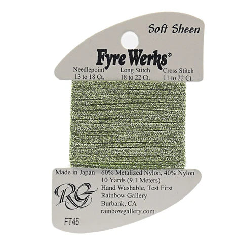 Fyre Werks Soft Sheen, Lite Avocado FT45