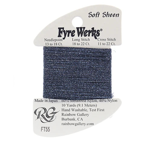 Fyre Werks Soft Sheen, Midnight Blue FT55