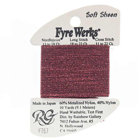 Fyre Werks Soft Sheen, Merlot FT57