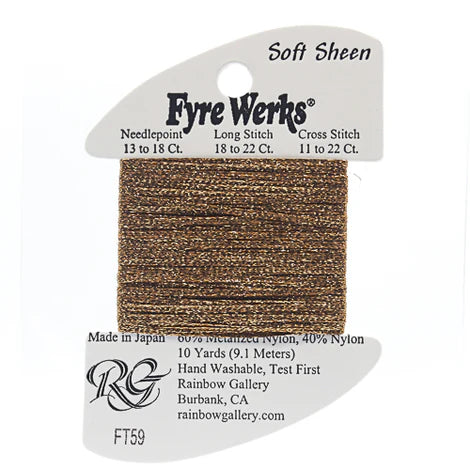 Fyre Werks Soft Sheen, Tawny Gold FT59