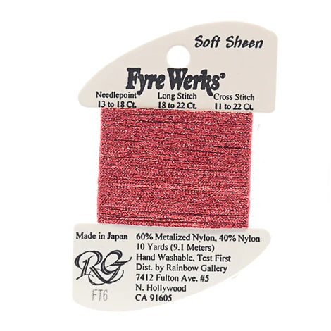 Fyre Werks Soft Sheen,  Brite Christmas Red FT6