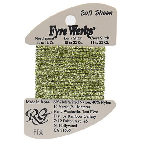 Fyre Werks Soft Sheen, Daiquiri Green FT68