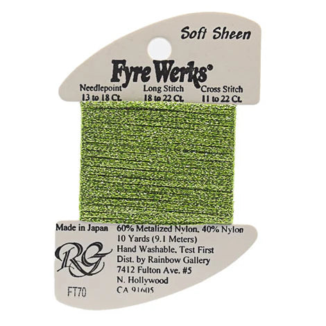 Fyre Werks Soft Sheen, Chartreuse FT70
