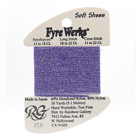 Fyre Werks Soft Sheen, Purple Rain FT71