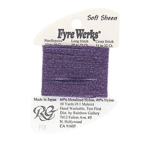 Fyre Werks Soft Sheen, Dark Violet. FT8