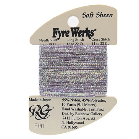 Fyre Werks Soft Sheen, Lilac Pearl  FT81