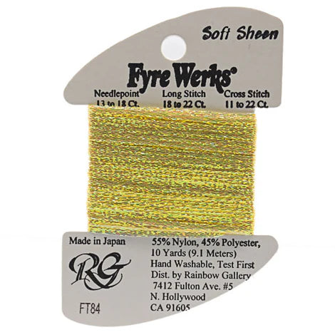Fyre Werks Soft Sheen, Yellow Pearl FT84