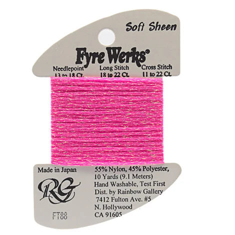 Fyre Werks Soft Sheen, Super Pink FT88