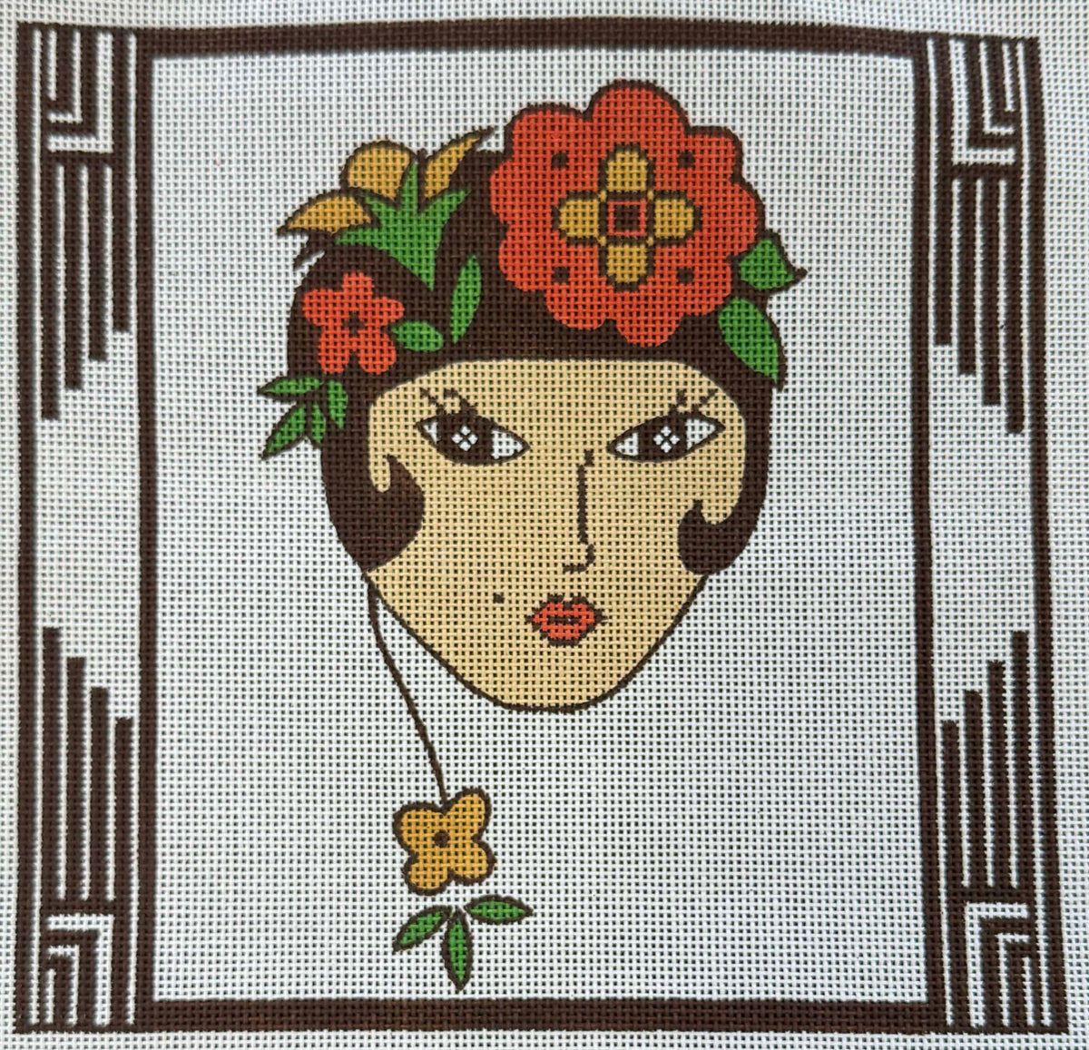 Vintage Canvas - Graphic Flapper Lady
