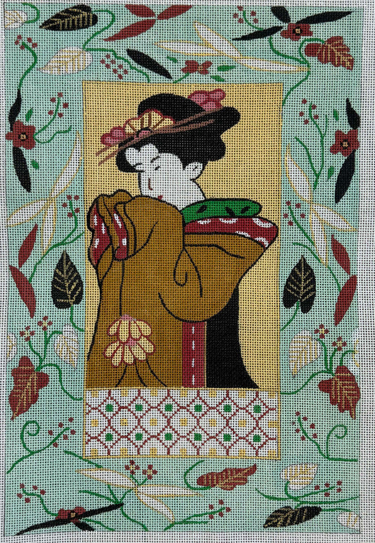 Canvas collection with Asian women - 13 count