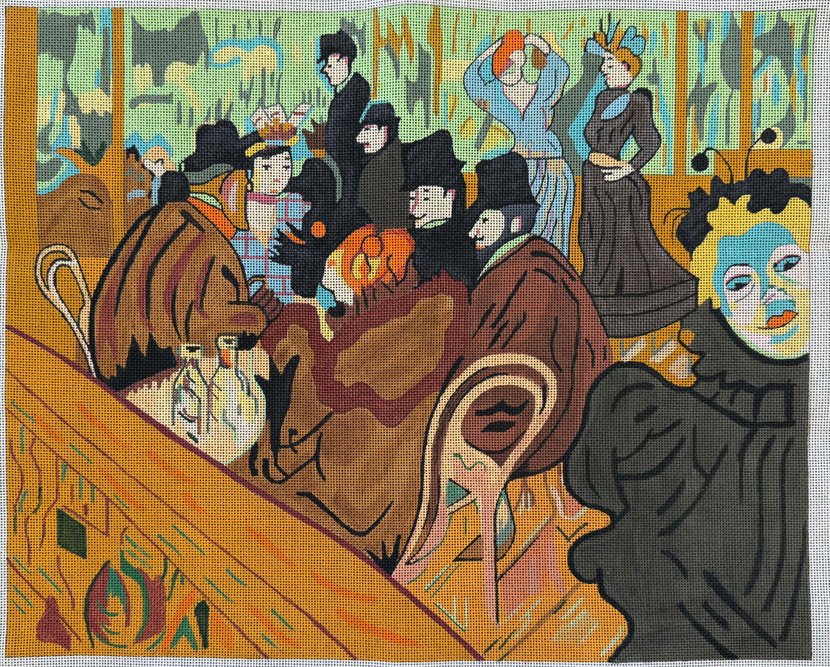 Art Reproduction of At the Moulin Rouge by Lautrec
